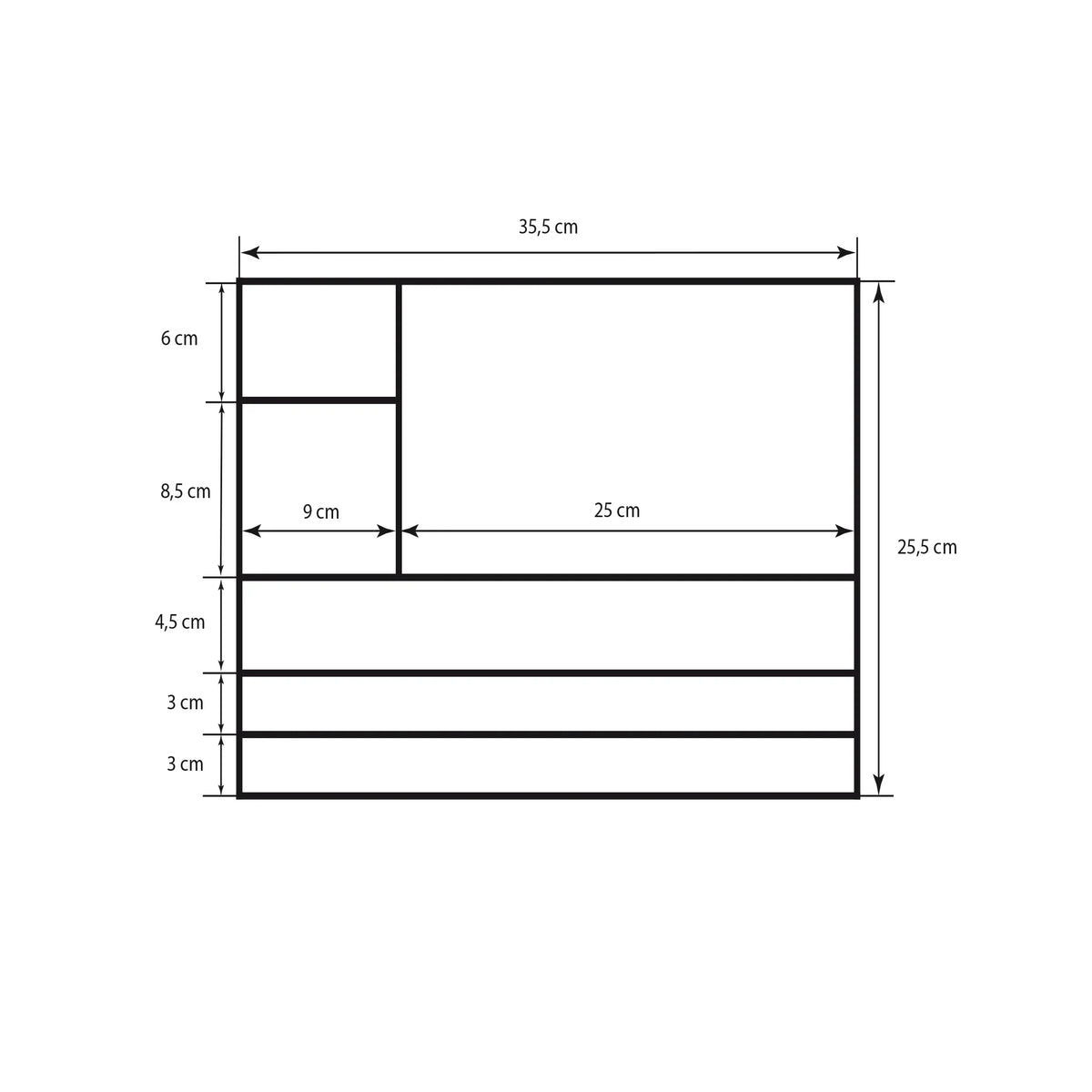 Multi-basket office insert