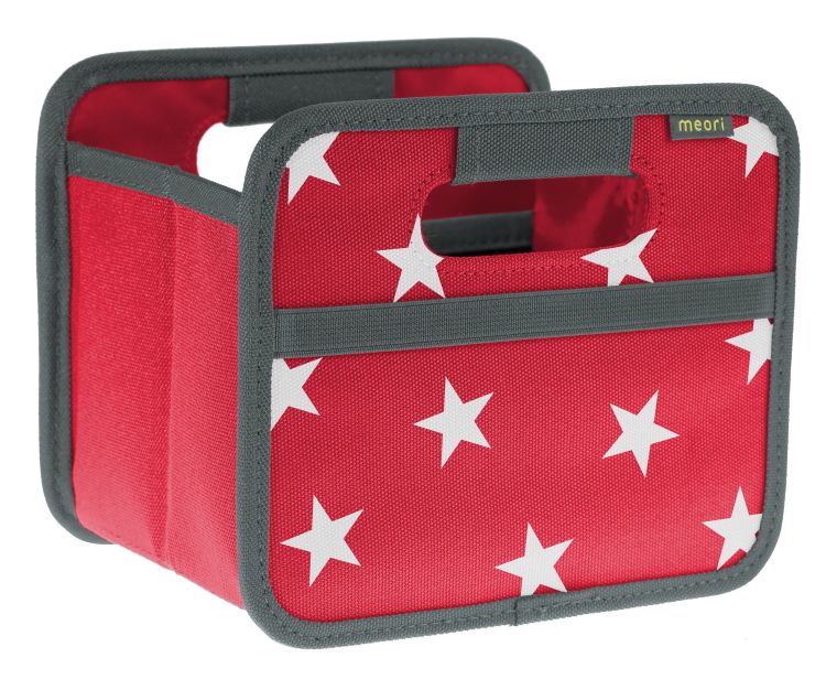 meori folding box Mini Hibiscus Red Stars