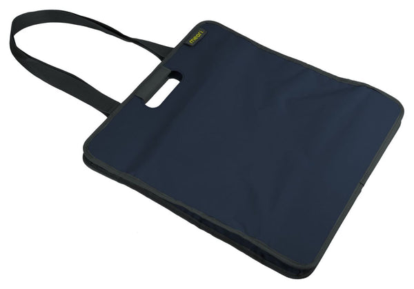 meori Foldable Shopping Bag L Marine Blue Stripes