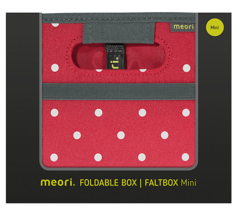 meori folding box Mini Hibiscus Red Dots