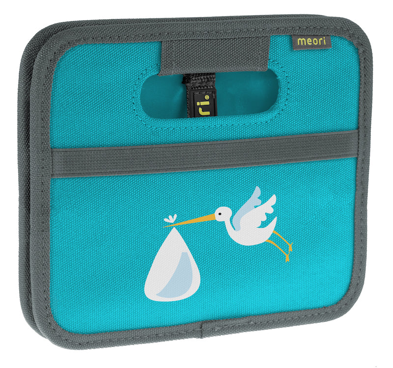 meori Foldable Box Mini Azure Blue Stork
