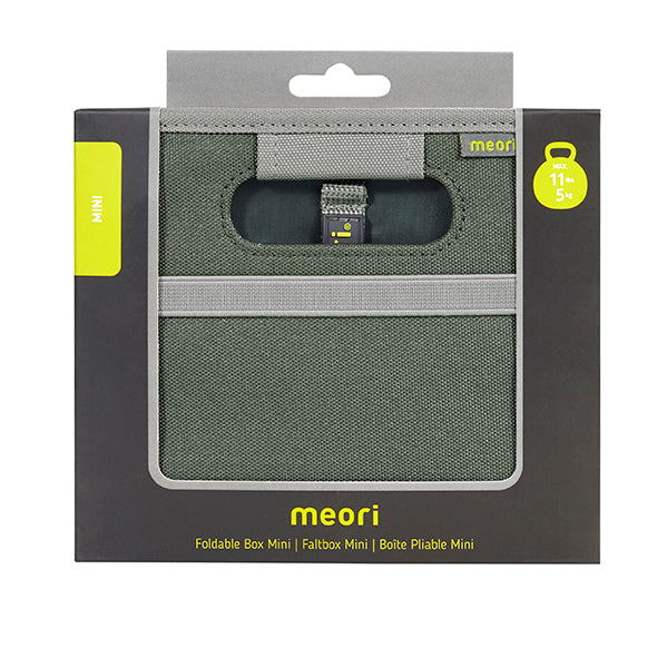 Fodable box made of fabric: order the mini box in olive green –